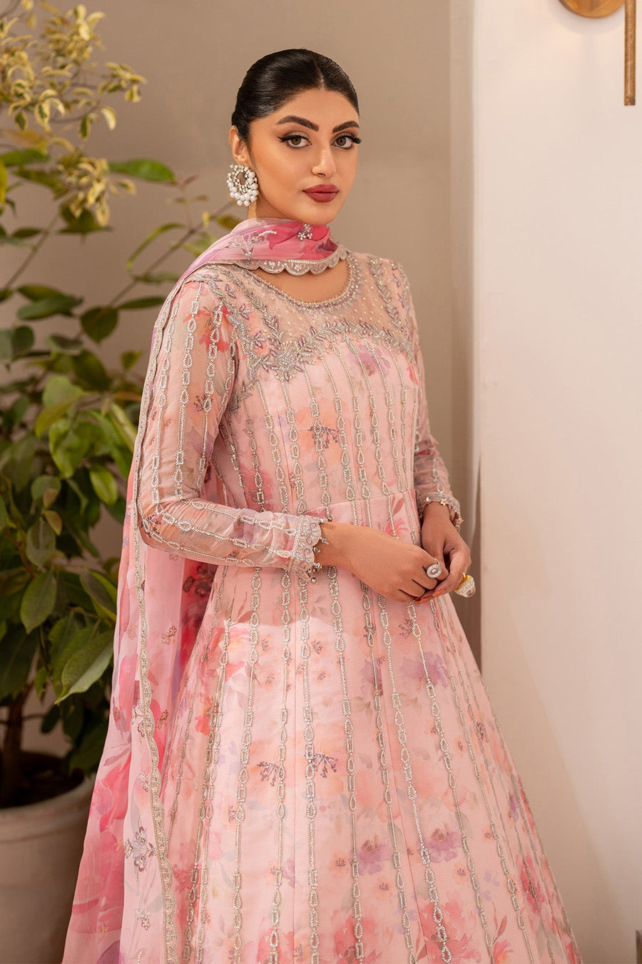 Alizeh Fashion Fleur Embroidered Chiffon Unstitched 3Pc Suit AF-CH-2197-Rimayah