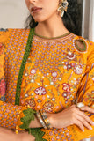 Zivah Apparel Unstitched Embroidered Luxury Lawn 3Pc Suit - Citrina