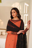 Zarif Exclusive Tabeer Embroidered Raw Silk Unstitched 3Pc Suit D-05 Sangria