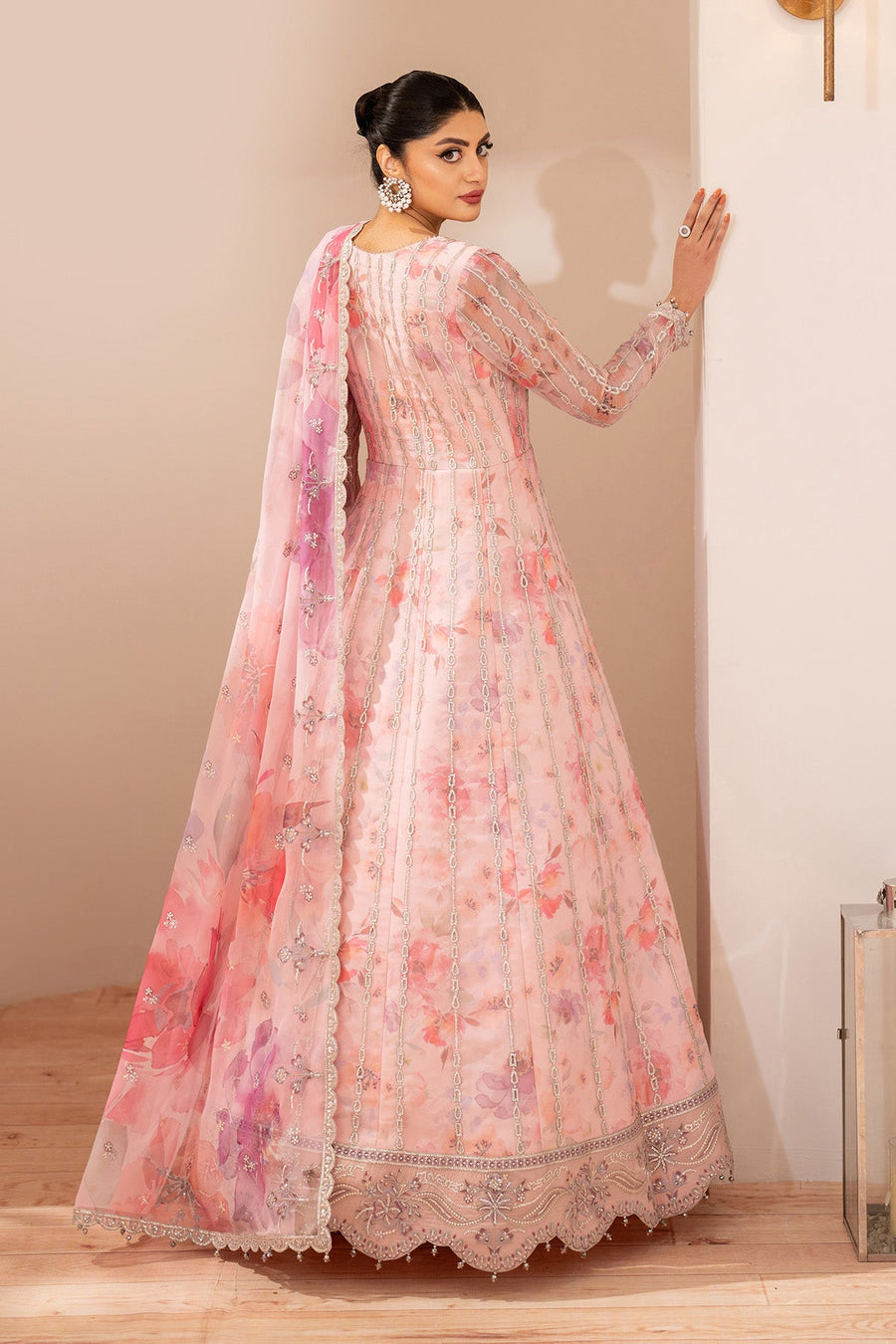 Alizeh Fashion Fleur Embroidered Chiffon Unstitched 3Pc Suit AF-CH-2197-Rimayah
