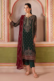 Zarif Mahrosh Embroidered Chiffon Unstitched 3Pc Suit UNST-MUF-07 MINSHA