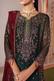 Zarif Mahrosh Embroidered Chiffon Unstitched 3Pc Suit UNST-MUF-07 MINSHA