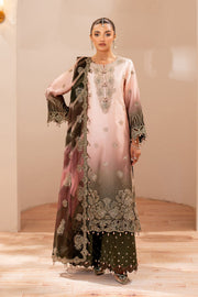 Alizeh Formals Embroidered Shamoz Silk Unstitched 3Pc Suit AF-SS-2231-Rozella