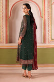 Zarif Mahrosh Embroidered Chiffon Unstitched 3Pc Suit UNST-MUF-07 MINSHA