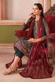 Zarif Mahrosh Embroidered Chiffon Unstitched 3Pc Suit UNST-MUF-07 MINSHA