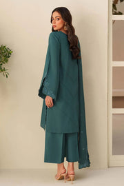 Zarif Exclusive Tabeer Embroidered Raw Silk Unstitched 3Pc Suit D-07 Sawera