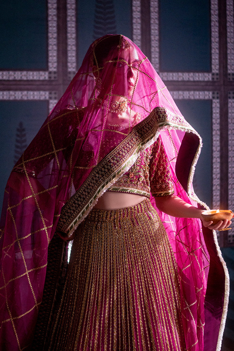 Neeshay Parinaaz Unstitched Wedding Formal Net Dress - JAHANARAH