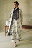 Neeshay Monochrome Embroidered Lawn Unstitched 3Pc Suit - Lueur