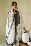 Neeshay Monochrome Embroidered Lawn Unstitched 3Pc Suit - Lueur