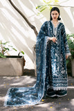 Saad Shaikh Fleurie Vol-02 Luxury Embroidered Raw Silk Unstitched 3Pc Suit - Belle