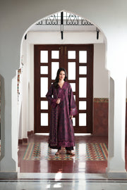 Neeshay Summer Lines Embroidered Lawn Unstitched 3Pc Suit - MARVELLE