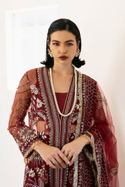 Saad Shaikh Fleurie Vol-02 Luxury Embroidered Net Unstitched 3Pc Suit - Arya