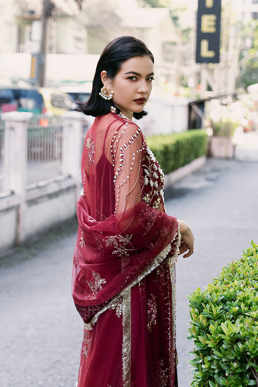 Saad Shaikh Fleurie Vol-02 Luxury Embroidered Net Unstitched 3Pc Suit - Arya