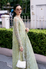 Saad Shaikh Fleurie Vol-02 Luxury Embroidered Organza Unstitched 3Pc Suit - Marisol
