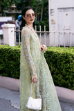 Saad Shaikh Fleurie Vol-02 Luxury Embroidered Organza Unstitched 3Pc Suit - Marisol