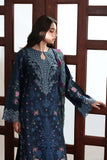 Neeshay Summer Lines Embroidered Lawn Unstitched 3Pc Suit - NOIRELLE