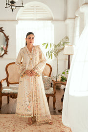 Qalamkar Luxury Lawn Unstitched Embroidered 3Pc Suit SB-01 Rina