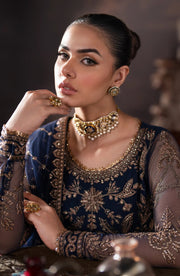 Rouge by Zarif Embroidered Net Unstitched 3Pc Suit ZRW-04 LAVINIA