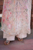 Neeshay Summer Lines Embroidered Lawn Unstitched 3Pc Suit - PEACHLINE