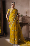 Mallika Jaan by Zevk Unstitched Embroidered Tusel Silk Saree - MARJAAN