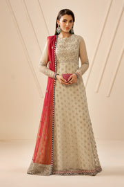 Zarif Riwayat Embroidered Luxury Net Unstitched 3Pc Suit - SANDALI