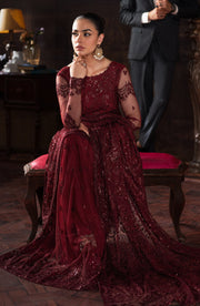 Rouge by Zarif Embroidered Net Unstitched 3Pc Suit ZRW-02 MABEL