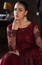 Rouge by Zarif Embroidered Net Unstitched 3Pc Suit ZRW-02 MABEL