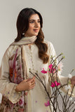 Neeshay Summer Edit Printed Lawn Ready to Wear 3Pc Suit - Opaline