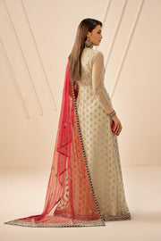 Zarif Riwayat Embroidered Luxury Net Unstitched 3Pc Suit - SANDALI