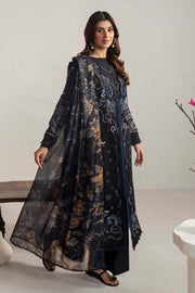 Neeshay Summer Edit Printed Lawn Ready to Wear 3Pc Suit - Onyx