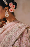 Mallika Jaan by Zevk Unstitched Embroidered Tusel Silk Saree - MALLIKA JAAN