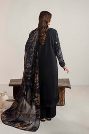 Neeshay Summer Edit Printed Lawn Ready to Wear 3Pc Suit - Onyx