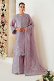 Alizeh Fashion Luxe Embroidered Raw Silk Unstitched 3Pc Suit AF-RS-02-Berry