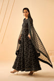 Zarif Riwayat Embroidered Luxury Net Unstitched 3Pc Suit - QATIM