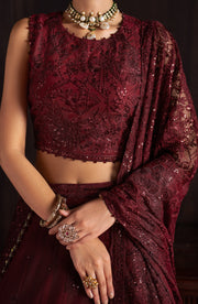 Rouge by Zarif Embroidered Net Unstitched 3Pc Suit ZRW-02 MABEL