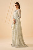 Zarif Riwayat Embroidered Luxury Net Unstitched 3Pc Suit - ATASH