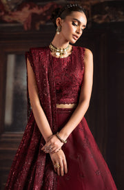 Rouge by Zarif Embroidered Net Unstitched 3Pc Suit ZRW-02 MABEL