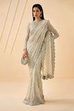 Zarif Riwayat Embroidered Luxury Net Unstitched 3Pc Suit - ATASH