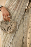 Zarif Riwayat Embroidered Luxury Net Unstitched 3Pc Suit - ATASH