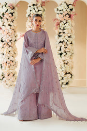 Alizeh Fashion Luxe Embroidered Raw Silk Unstitched 3Pc Suit AF-RS-02-Berry