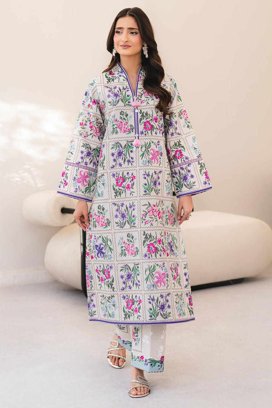 Alizeh Fashion Essentials Printed Lawn Unstitched 2Pc Suit AF-PL-6059