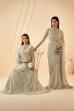 Zarif Riwayat Embroidered Luxury Net Unstitched 3Pc Suit - ATASH