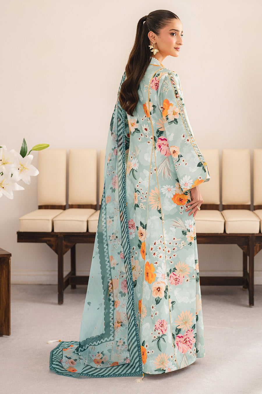 Alizeh Fashion Essentials Printed Lawn Unstitched 3Pc Suit AF-PL-6060