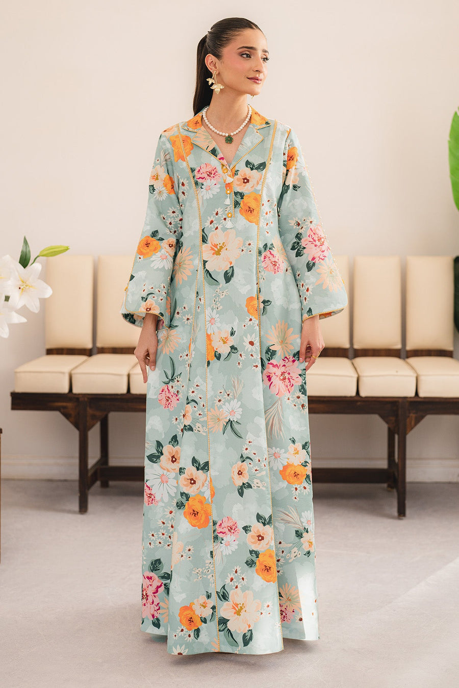 Alizeh Fashion Essentials Printed Lawn Unstitched 3Pc Suit AF-PL-6060