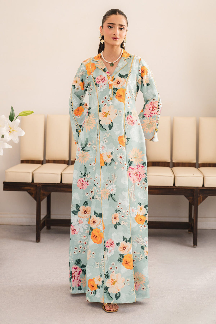 Alizeh Fashion Essentials Printed Lawn Unstitched 3Pc Suit AF-PL-6060