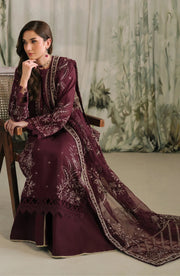Zarif Embroidered Raw Silk Unstitched 3Pc Suit ZRF-RW-04 LIANA