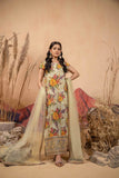 Hemstitch Afsana Vol-02 Embroidered Georgette Chiffon Stitched 3Pc Suit - FIORA
