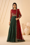 Zarif Riwayat Embroidered Luxury Net Unstitched 3Pc Suit - ELIKA