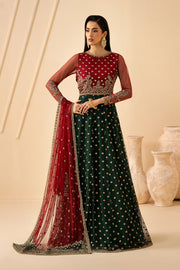 Zarif Riwayat Embroidered Luxury Net Unstitched 3Pc Suit - ELIKA