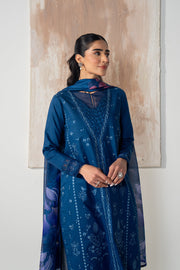 Neeshay Summer Edit Printed Lawn Ready to Wear 3Pc Suit - Aquelle